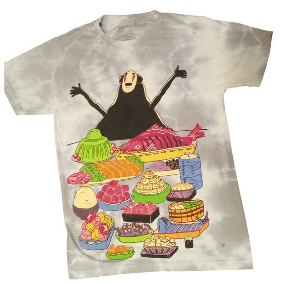 Spirited Away 2001 No Face T Shirt tie dye SZ XS RARE - Picture 1 of 5